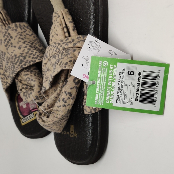 Sanuk Sling Yoga Mat Sandals Sz. 6 - Picture 3 of 7